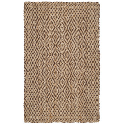Tapis géométrique en jute tissé à la main Bellinger