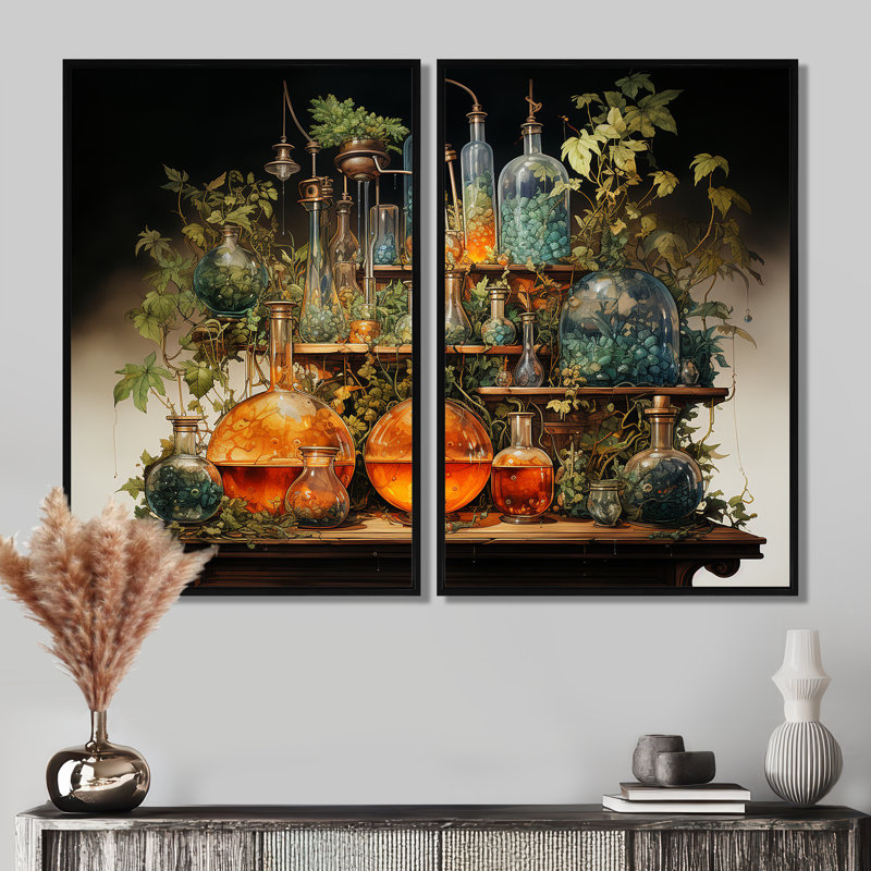 Laboratoires de recherche scientifique An I - Laboratories, grandes impressions sur toile, Black, 36" H x 48" W