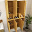 Armoire murale de salle de bain l 41 po x H 59 po, armoire de rangement étroite avec porte et tablettes