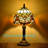 Felice 14.5"/18" Table Lamp Home Decor Comes With 1 LED Bulb Tiffany Style Stained Glass Handmade Lamps Victorian Desk Light, Vintage Light Décor