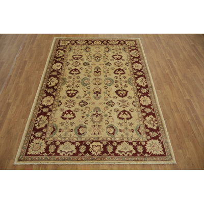 Classic Floral Traditional Peshawar Oriental Area Rug 6x9