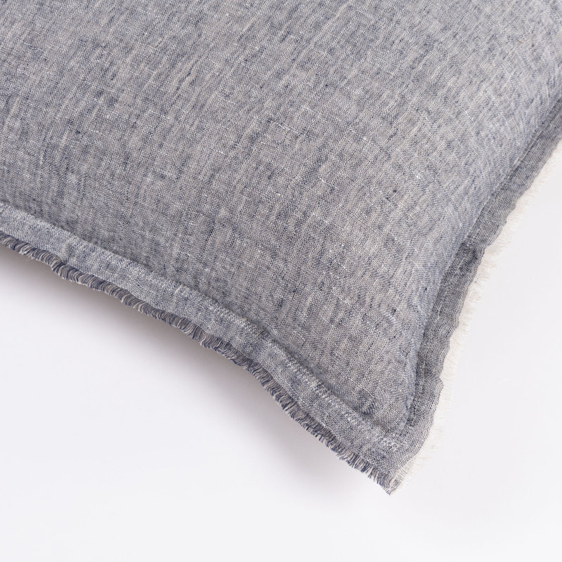 KENT PILLOW, OCHRE/NATURAL, EURO, Indigo