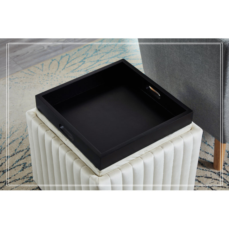 Banc de rangement 18 po CubeStorage, Beige