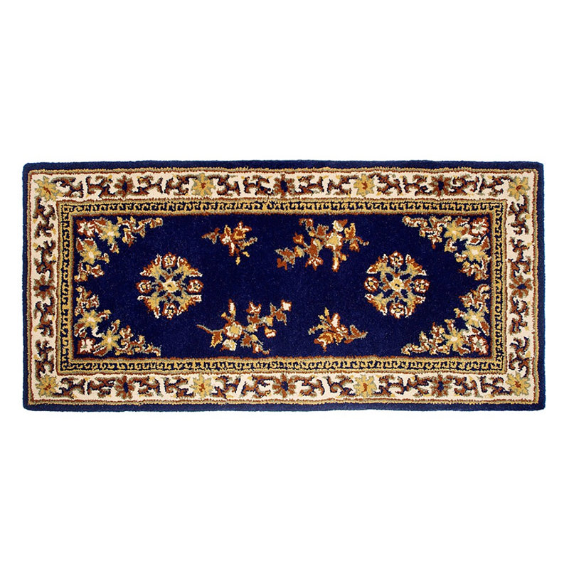 Tapis en laine fait à la main Geloff, Rectangle H 56 po x l 26 po