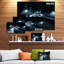 « trailing illuminé », reproduction de photo sur toile tendue seattle cityscape-18295651