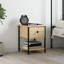 Lympsham 34cm W Iron Bedside Table-561615474