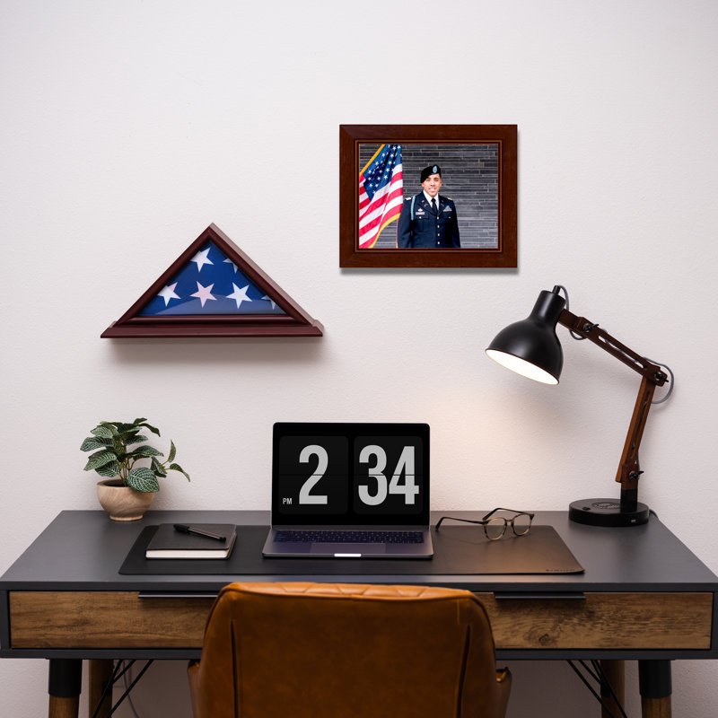 8.5'' H x 17.5'' W Wood Display Cases