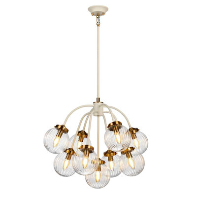 Giancarlo 9 - Light Shaded Chandelier