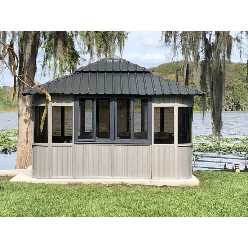 Serre X P 13,5 pi D Pavillon de jardin en bois manufacturé