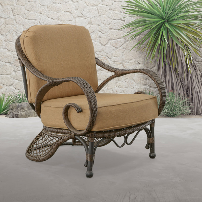 Chaise à assise profonde avec coussins Jared
