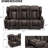 76.7'' Faux Leather Reclining Sofa-90843474