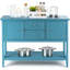 Buffet Red Barrel Studio® avec 2 tiroirs de rangement et 2 armoires-1734911964