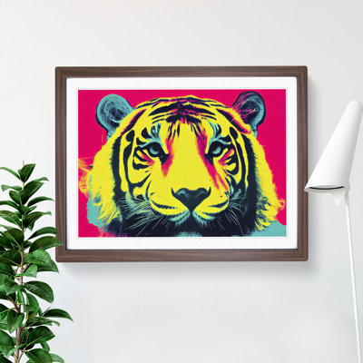 Colourful Tiger Vol.5 Abstract - Single Picture Frame Print