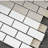 Porcetile 11.82 in. x 11.82 in. Brick Joint Matte Porcelain Mosaic Wall and Floor Tile