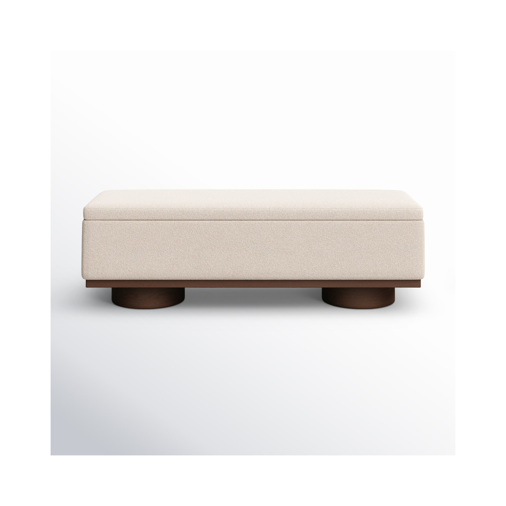 Morje Storage Bench, Walnut, Sand