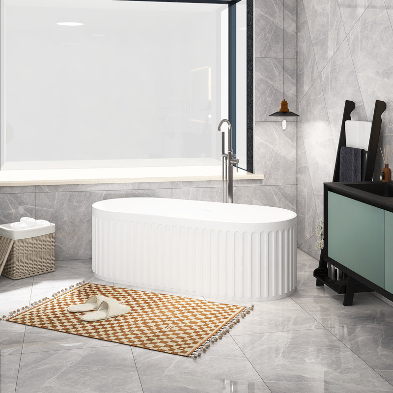 Baignoire autoportante 67 po. X 30 po. À surface solide