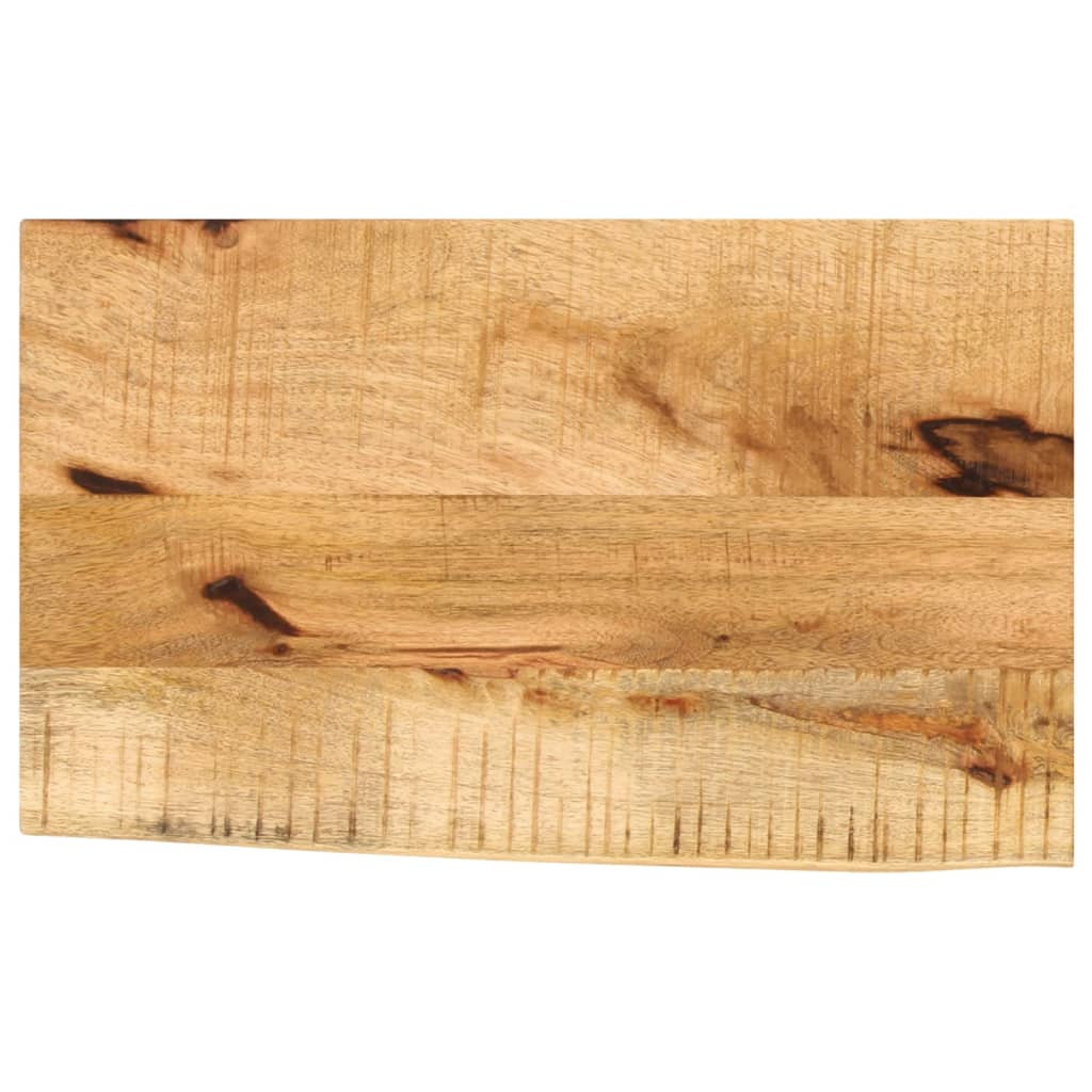 vidaXL Table Top Live Edge Solid Wood Rough Mango