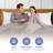 100% Organic Viscose From Bamboo Flat Sheet Only, 300 Thread Count, Extra Wide, Cooling & Breathable, Double Stitching, Bedding Sheet - Gift-Ready Packaging (Gray Mist)-111656276-111656270