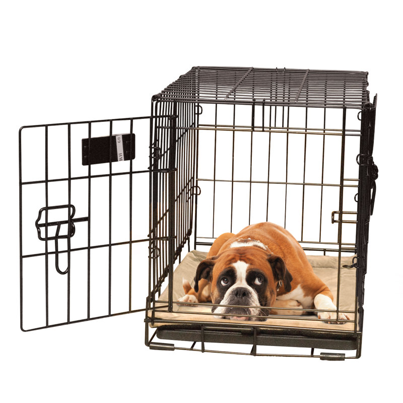Tapis de caisse pour chien auto-chauffant, Grand (l 37 po x P 25 po x H 0,5 po), Brun clair