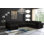 Canapé et chaise longue modulaire réversible en velours avec repose-pieds Cozy