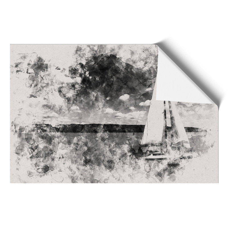 Sailing Boat Vol.3 - No Frame Painting, 30cm H x 42cm W x 0.1cm D