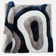 Thionville Shag Blue/Grey/White Shag Area Rug