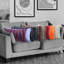 Housse et coussin rectangulaire imitation fourrure Swampscott-1780218668