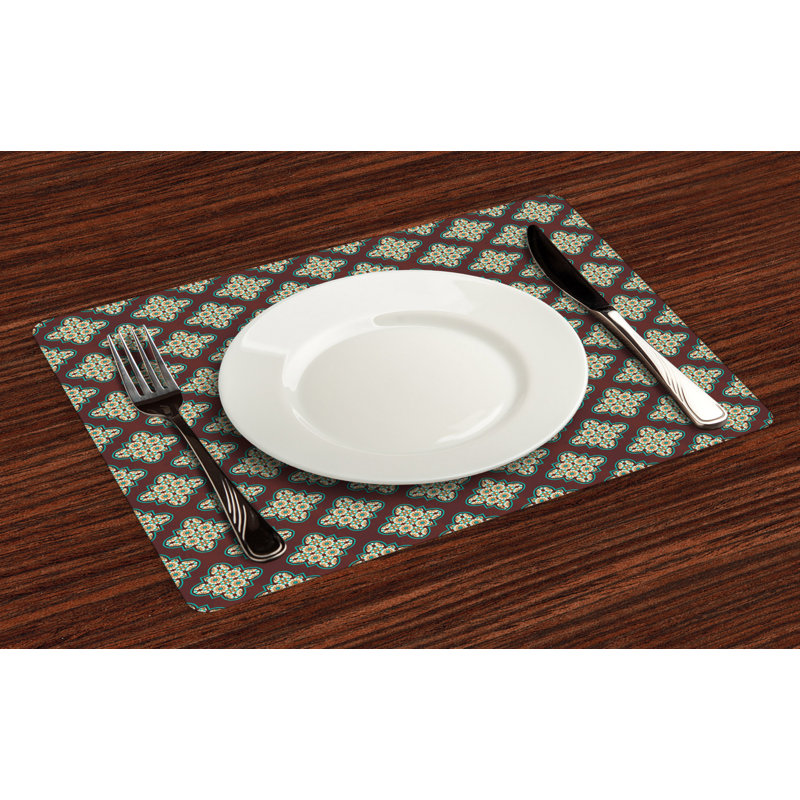 Asenath Quatrefoil Tile Placemat