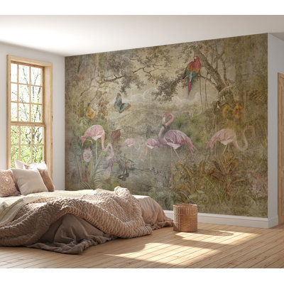 Peel & Stick Animal Wall Mural - Wild Fauna And Flora