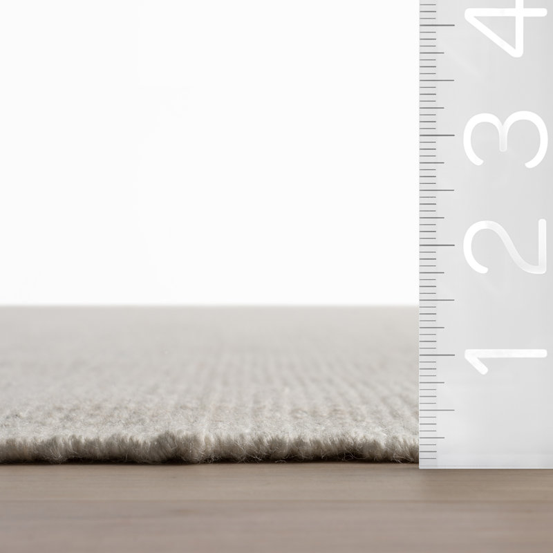 Nexel Striped Farmhouse Rug, Beige, Rectangle 7'6" x 9'6"