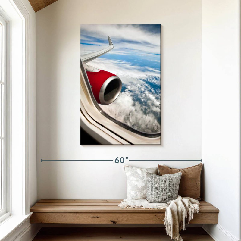 Mehar Plane Window View, 45" H x 30" W