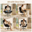 Fauteuil de direction ergonomique pivotant avec appui-tête Labelle-1729640886