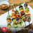 Nexgrill Shish Kabob Skewers Set, Non-Stick Surface, Easy to Clean, 1 Raised Stand and 6 Skewers, Foldable Grill Rack Barbecue Skewer Accessory for Outdoor Grilling, and Camping, Black - 530-0032