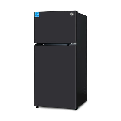 Commercial Cool 20 Cu. Ft. Top Mount Refrigerator with Freezer, 2-Door Refrigerator with Top Freezer and Adjustable Temperature Control, Ice Maker Ready, ENERGY STAR, CCR2000GB, Black