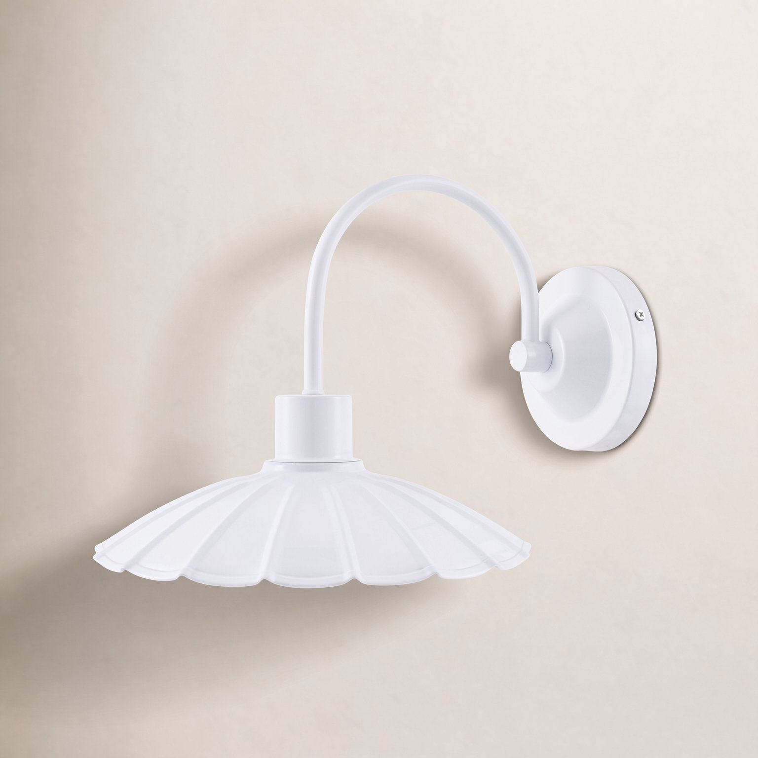 Elanie Wall Sconce, White