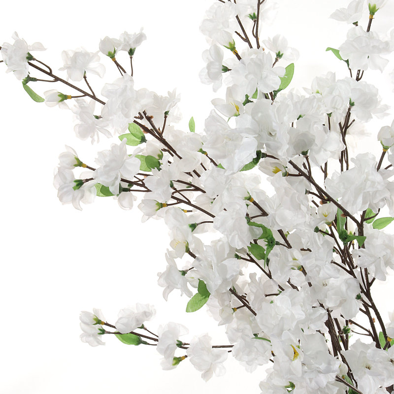 Tige de cerisier blanc - Branche artificielle, Blanc