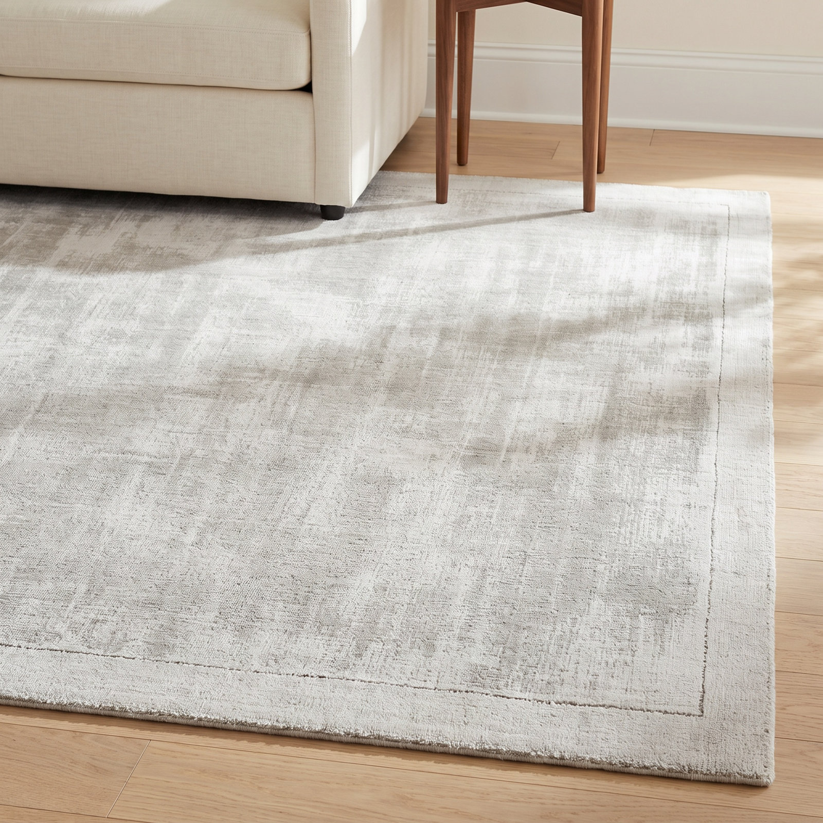 Mckinley Light Sage Hand-Loomed Rug, Rectangle 8' x 10'