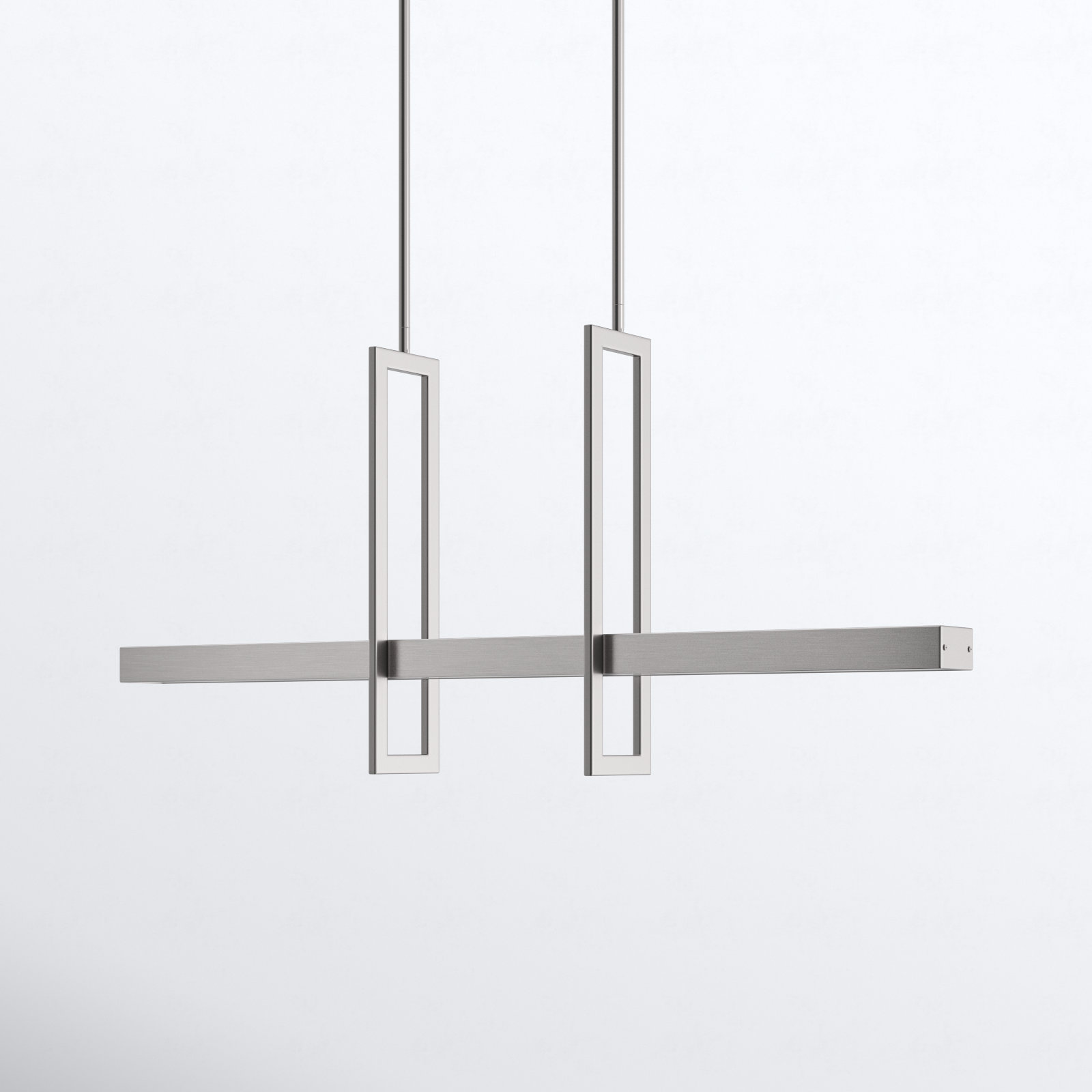 Corrigan Studio® Saedi Dimmable 3-Light Pendant, Brushed Nickel