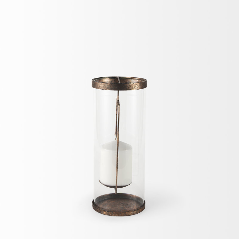 Hurricane Candle Holder, 13" H x 5" W x 5" D
