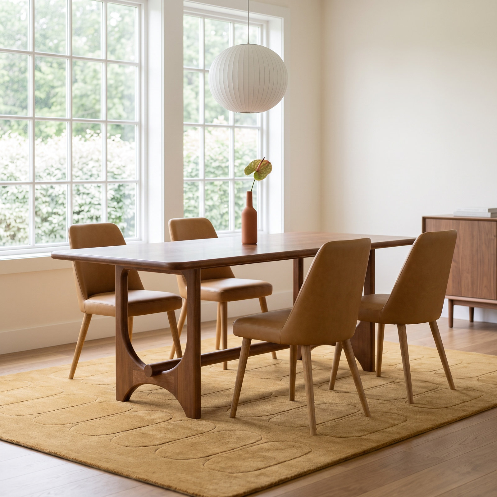 Dawna 39" Mango Dining Table, Tan
