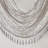Diamond Sheer Embroidered Waterfall Valance Grey 38X46"-114486886