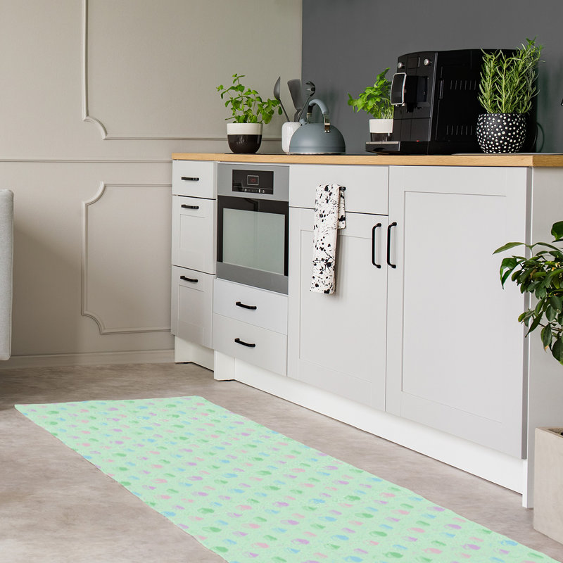 Tapis de zone verte petits gâteaux classic, Tapis de couloir 2 pi 6 po x 8 pi