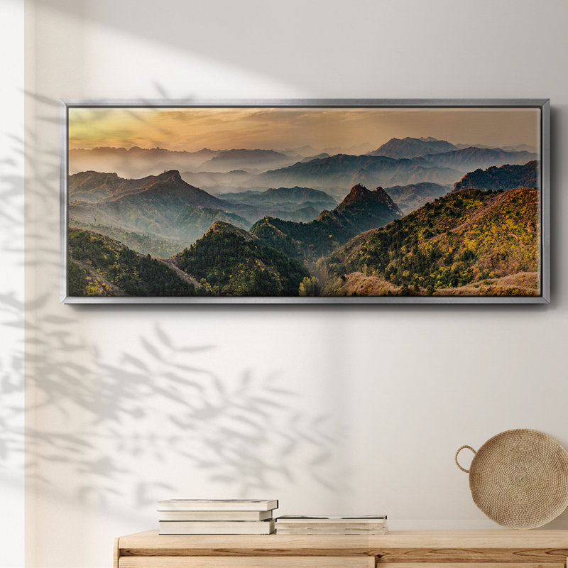 Jinshanling Mountains - Toile encadrée, H 20 po x l 50 po