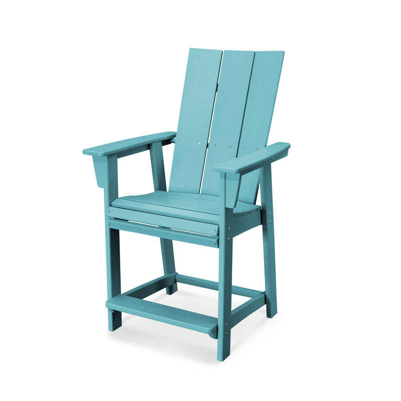 Chaise de comptoir POLYWOOD Adirondack, 23,28 po, Aruba
