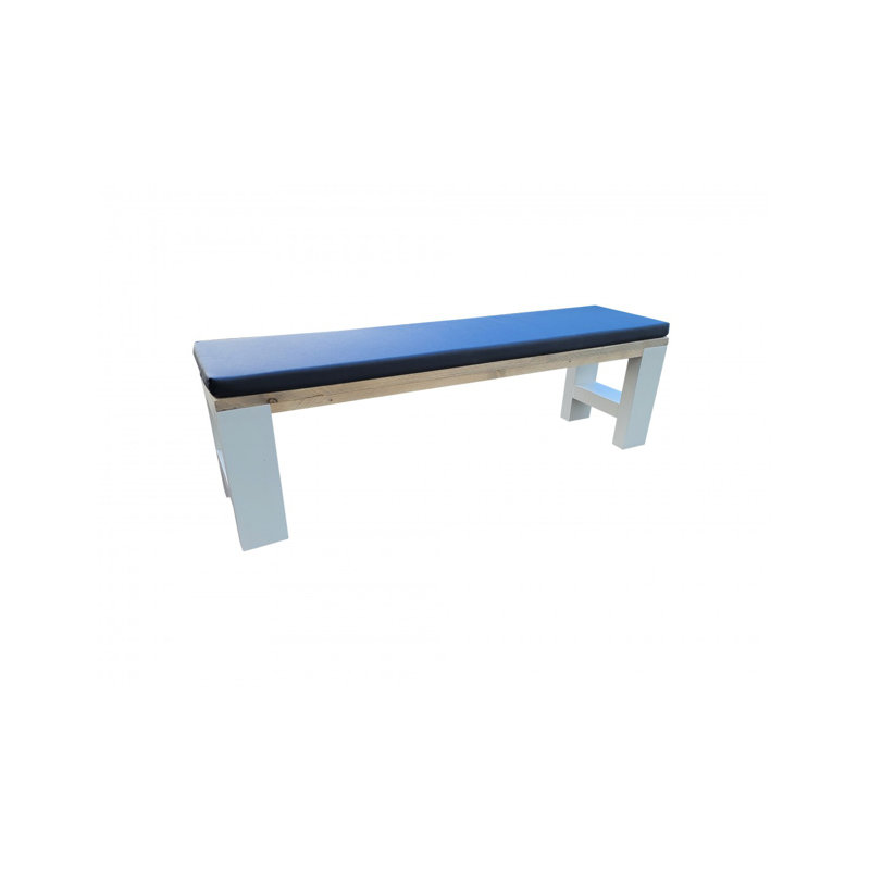 Planada Solid Wood Outdoor Bench, 40cm H x 120cm W x 38cm D