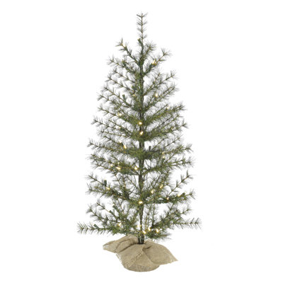 Sapin de Noël vert 36 "avec 50 lumières DEL