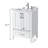 24" Modern Free-Standing Single Bathroom Vanity With Ceramic Top-275932244