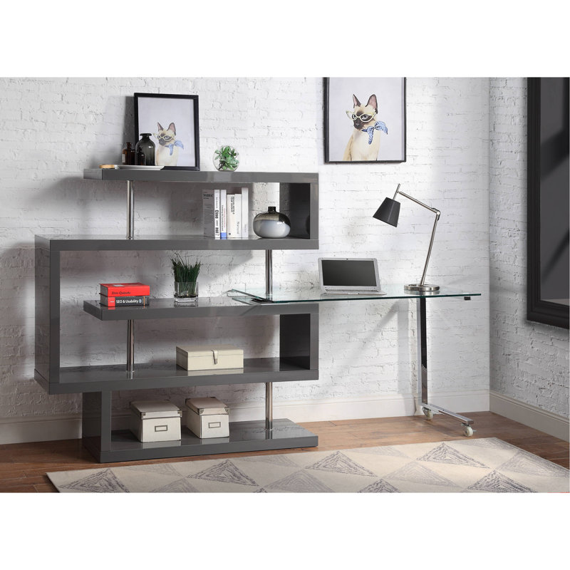 L-Shaped Desk,Writing Desk ,Office Desk, Gray