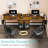 Shamauri Computer Desk with Drawers Writing Desk Gaming Desk-1986851025