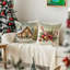 Couvre-oreiller de Noël 18 x 18 pouces, ensemble de 4, décorations de Noël pour l'hiver